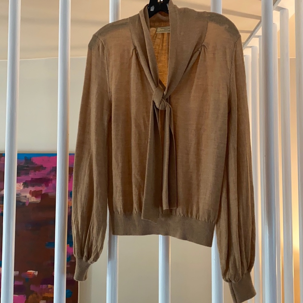 Anthropologie Moulinette Soeurs Balloon Sleeve Sweater